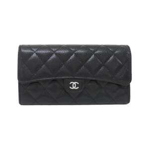 CHANEL Authentic Black Wallet